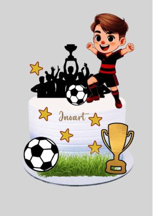 Topo de Bolo Futebol