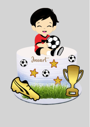 Topo de Bolo Futebol
