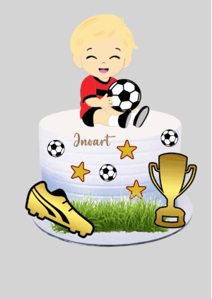 Topo de Bolo Futebol
