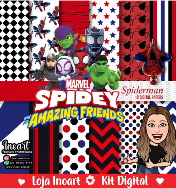 Kit Digital Homem Aranha - Imagem 2