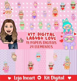 Kit Digital Labubu Love