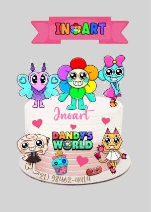 Topo de Bolo Dandy's World