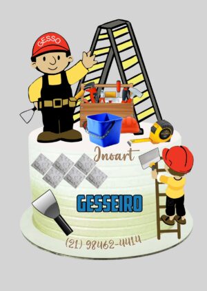 Topo de Bolo Gesseiro