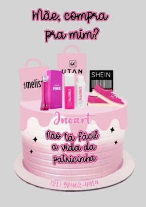 Topo de Bolo Patricinha