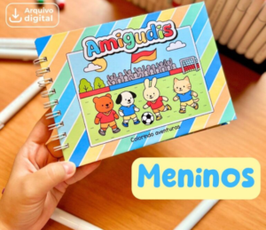 Livro de Colorir Amigudis Meninos