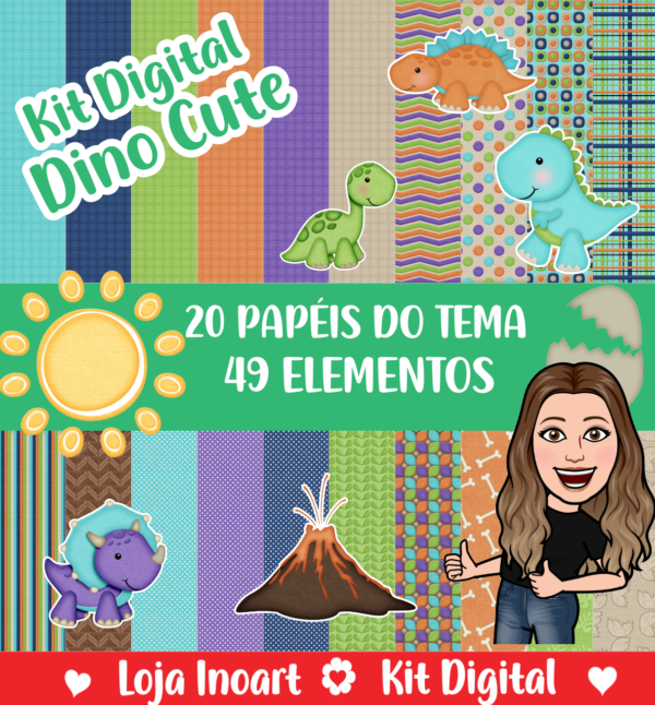Kit Digital Dinossauros