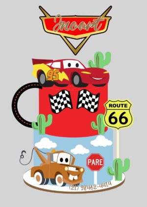 Topo de Bolo Carros