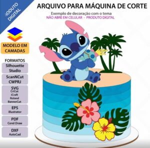 Topo Stitch E Ursinho