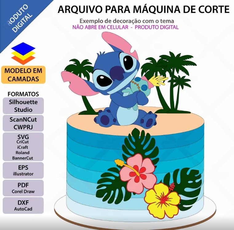 Topo Stitch E Ursinho