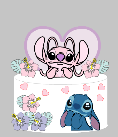 Topo Stitch E Angel Camadas