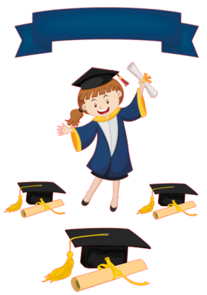 Topo Formatura Menina