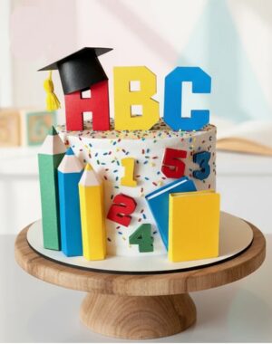 Topo De Bolo Abc Formatura