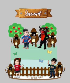 Topo Boi Da Cara Preta