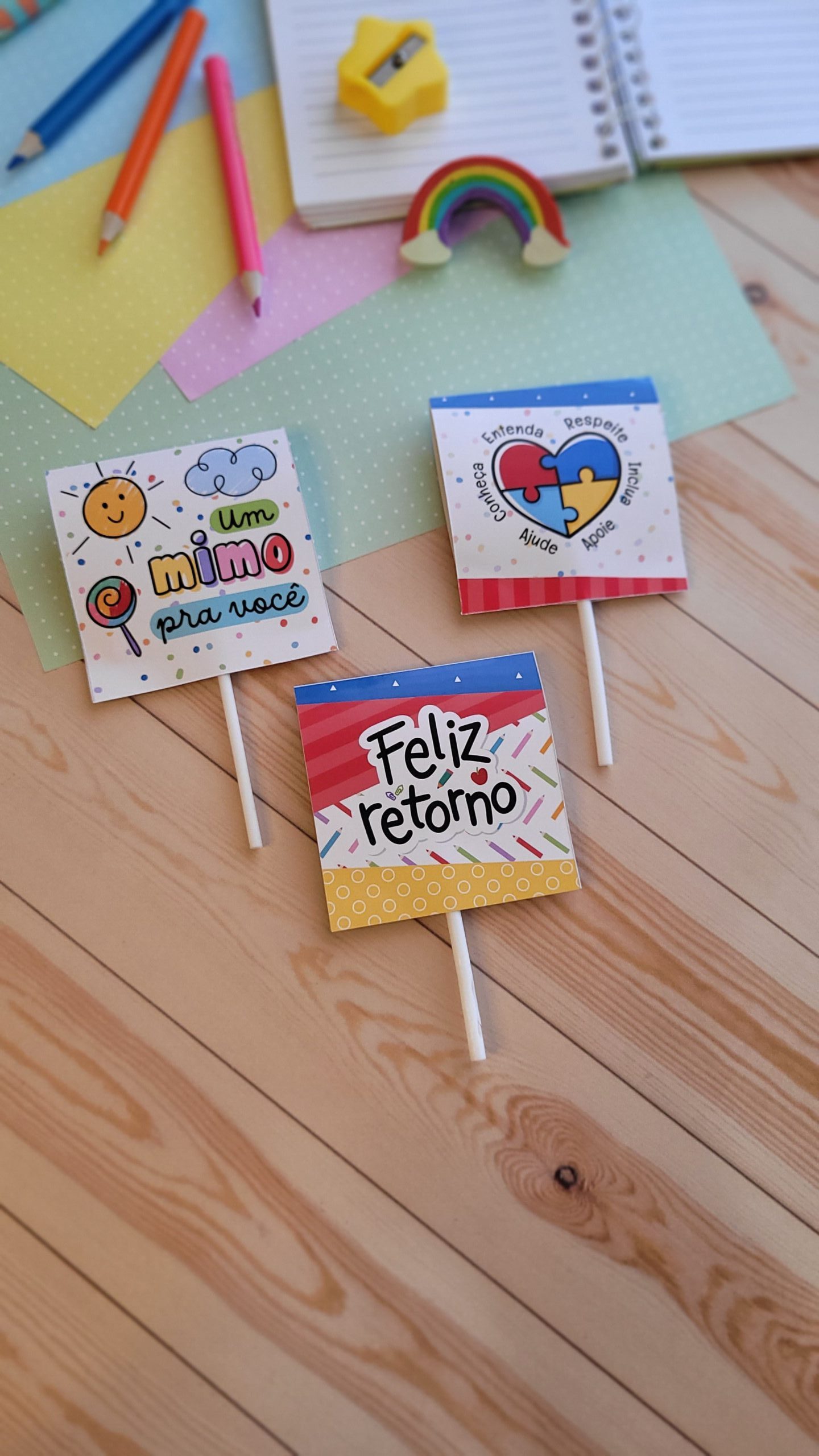 Embalagem Pirulito Volta As Aulas