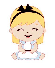 Topo Princesa Alice Cute