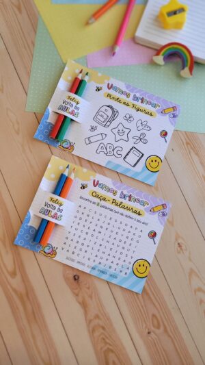 Card Atividades Volta As Aulas