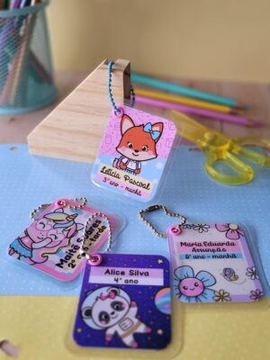 Etiquetas Escolar Meninas