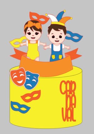 Topo Bloquinho De Carnaval Crianças