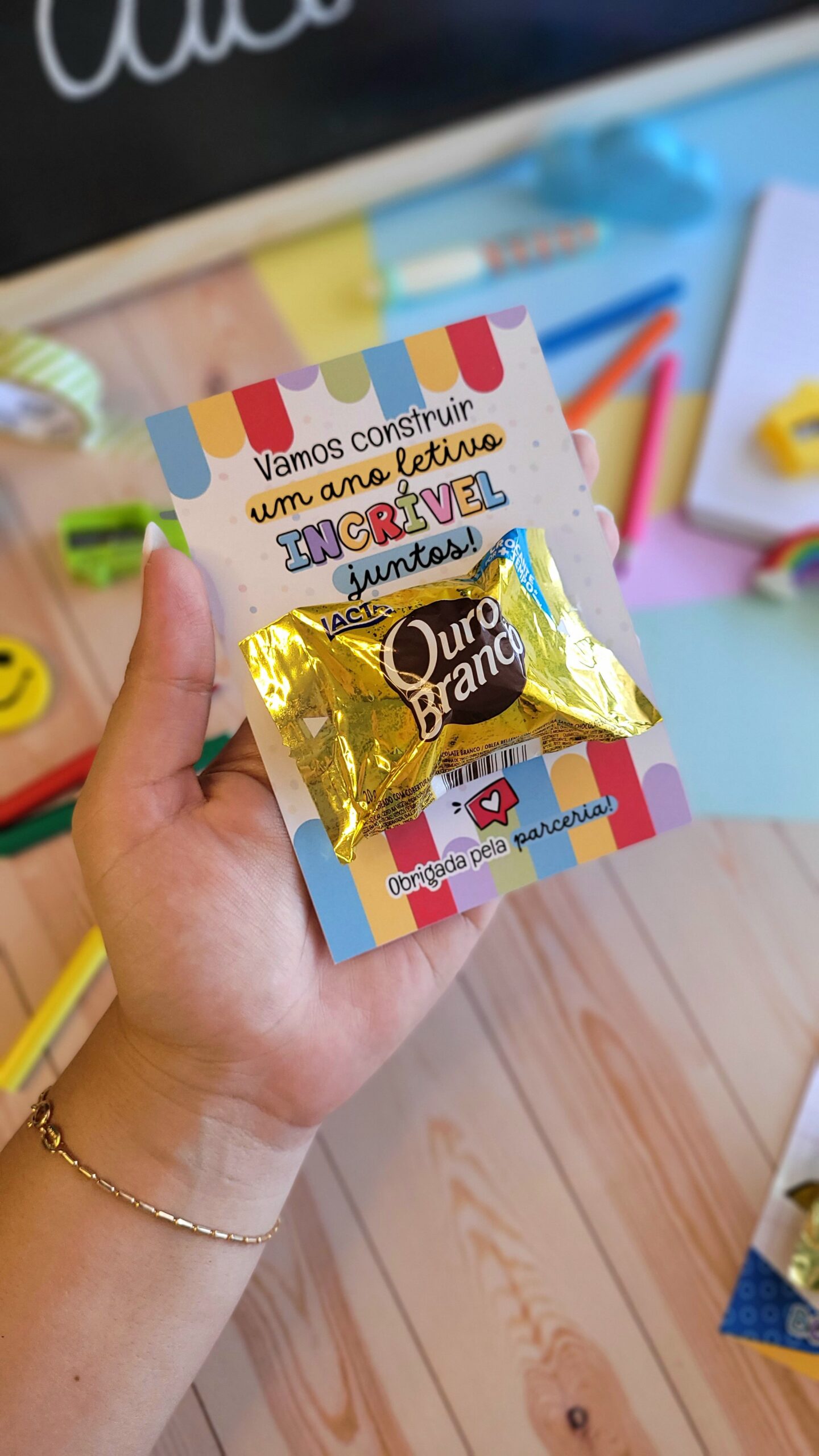 Card Mimo Colaborador Volta As Aulas