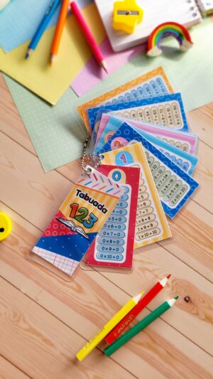 Chaveiro Tabuada Volta Às Aulas