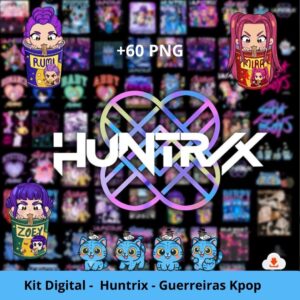 Kit Digital Guerreiras Do K-Pop- Demon Hunters