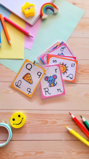 Chaveiro Alfabeto Ilustrado Volta As Aulas