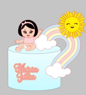 Topo Solzinho Menina Sunshine