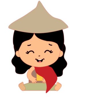 Topo Princesa Raya Cute