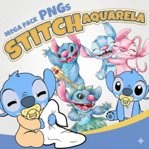 Kit Digital Stitch Aquarela