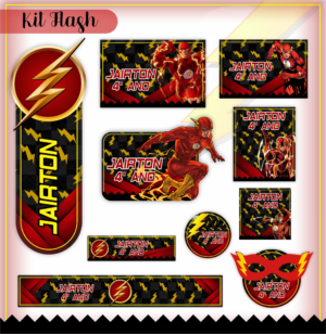 Etiqueta Escolar Flash