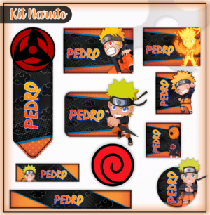 Etiqueta Escolar Naruto