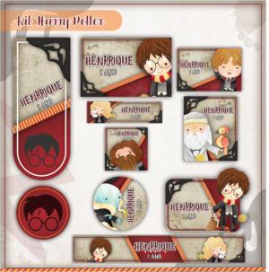 Etiqueta Escolar Harry Potter