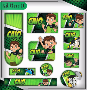 Etiqueta Escolar Ben 10