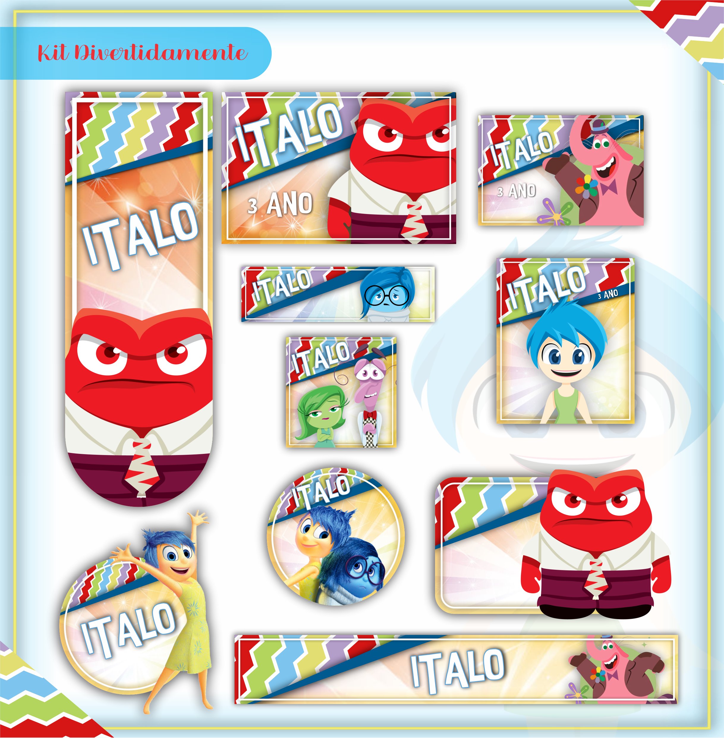 Etiqueta Escolar Divertidamente