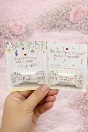 Card Com Balinha Dia Das Mulheres