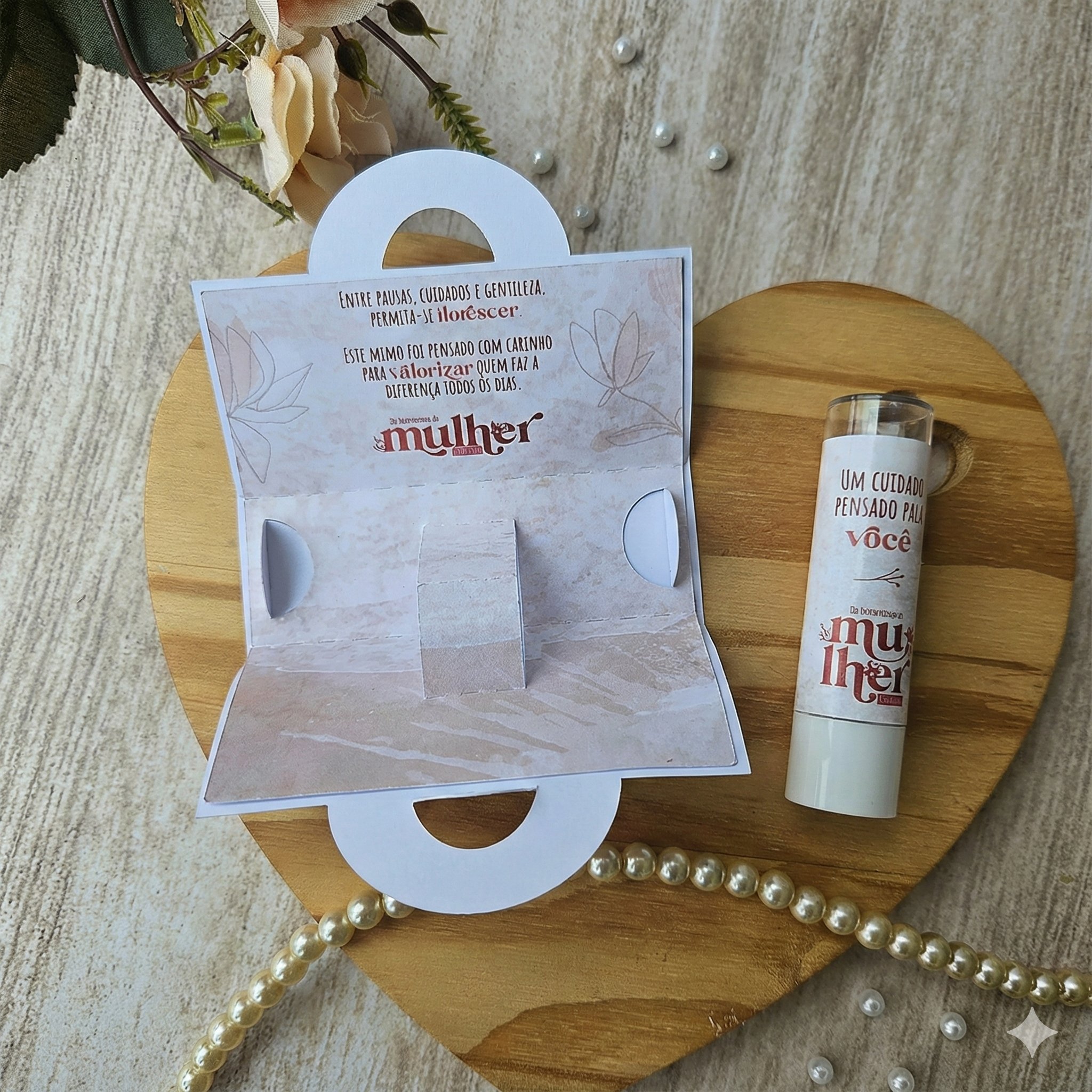 Sacolinha Protetor Labial Dia Das Mulheres