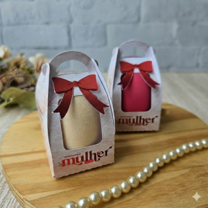 Caixinha Esponjinha Dia Das Mulheres