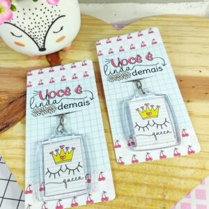 Chaveiro Acrílico Dia Das Mulheres 2023