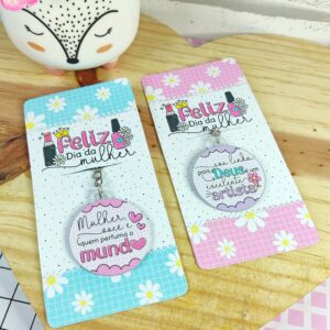 Chaveiro Redondo Dia Das Mulheres 2023