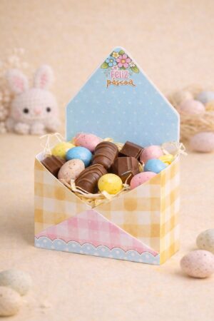 Caixa Envelope Pequena Páscoa