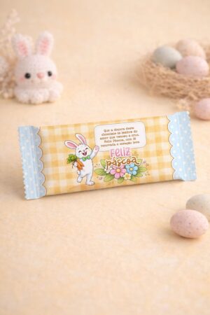 Embalagem Barra De Chocolate Páscoa