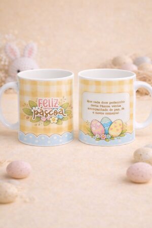 Arte Caneca Páscoa