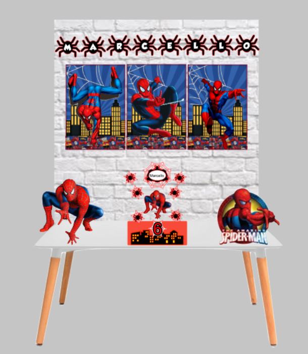 Kit So Um Bolinho Homem Aranha