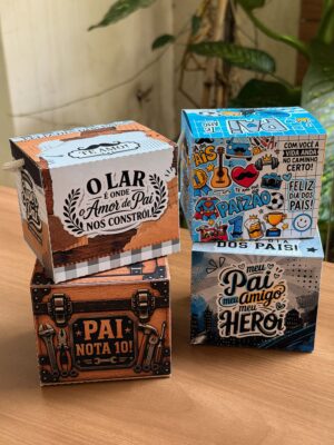 Caixa Box Maletas Para Canecas E Mimos