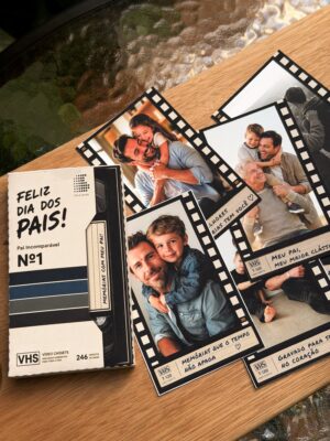 Caixinha Vhs Retrô Dia Dos Pais