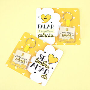 Card Chaveiro Setembro Amarelo