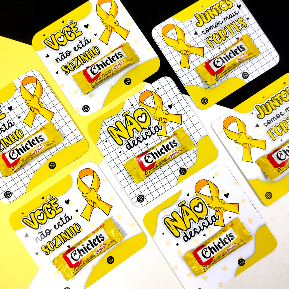 Card Chiclete Setembro Amarelo