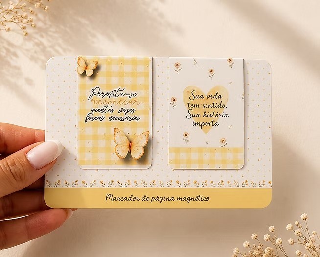 Marca Página Magnético Setembro Amarelo