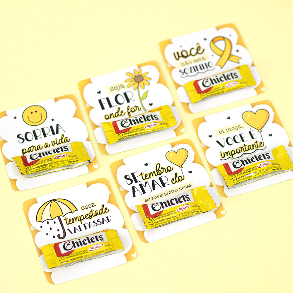 Card Chiclete Setembro Amarelo