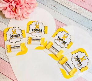 Cartão Com Bala Setembro Amarelo